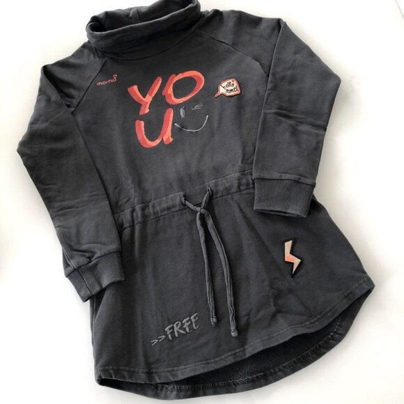Trendy Kids Dress in Charcoal Gray by [Brand] - Picture 1 of 5